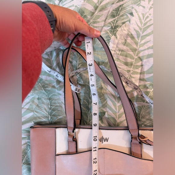 Nine West Blush and Cream Atwell Tote - New, tags removed - Picture 10 of 10